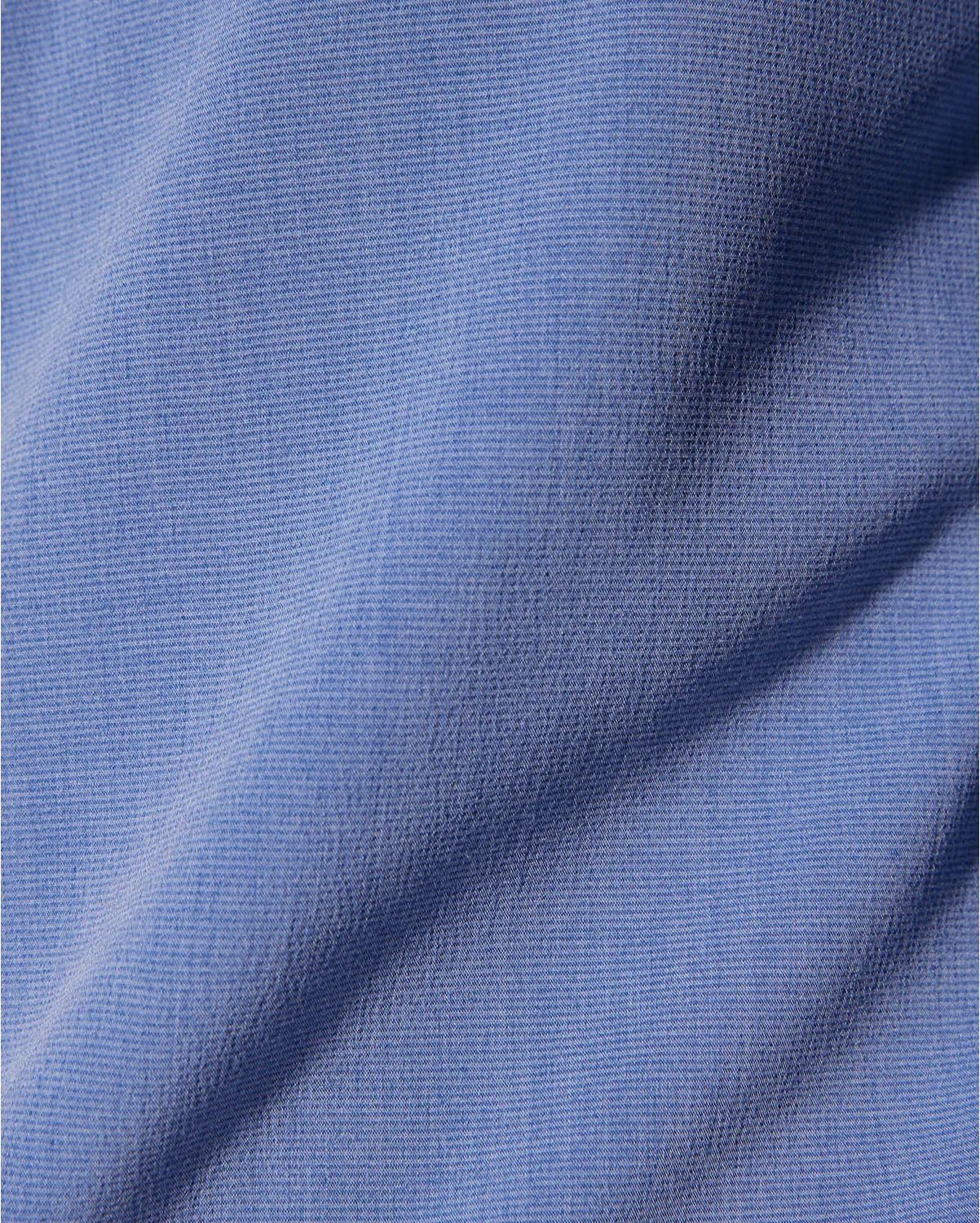 Wrinkle-Free Bamboo-Blend Dobby Shirt - Mid Blue - Image 4