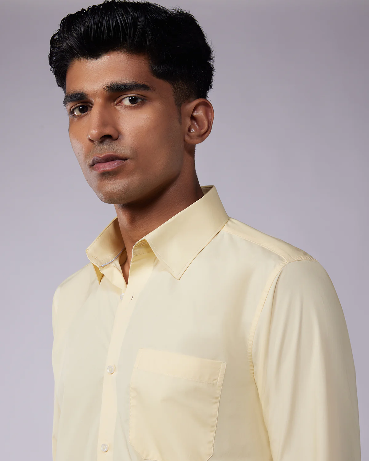 Yellow Poplin Shirt - Image 2