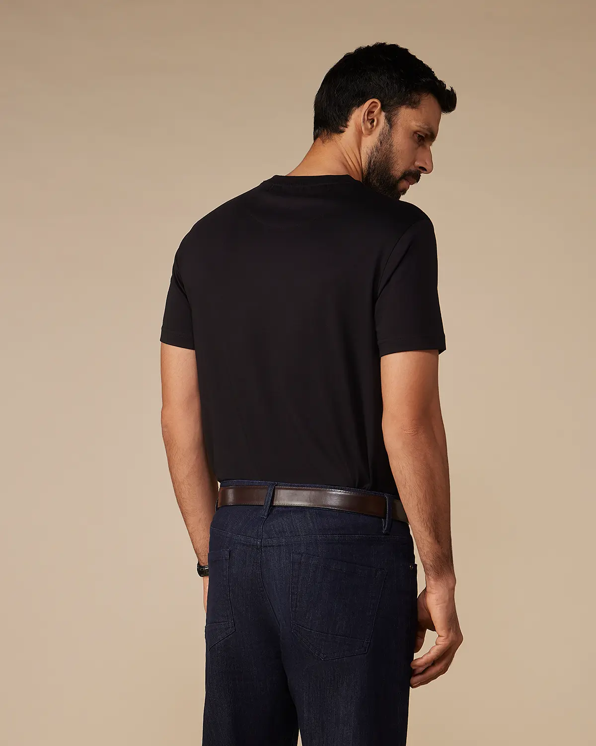 Luxe Supima Cotton T-shirt - Black - Image 3