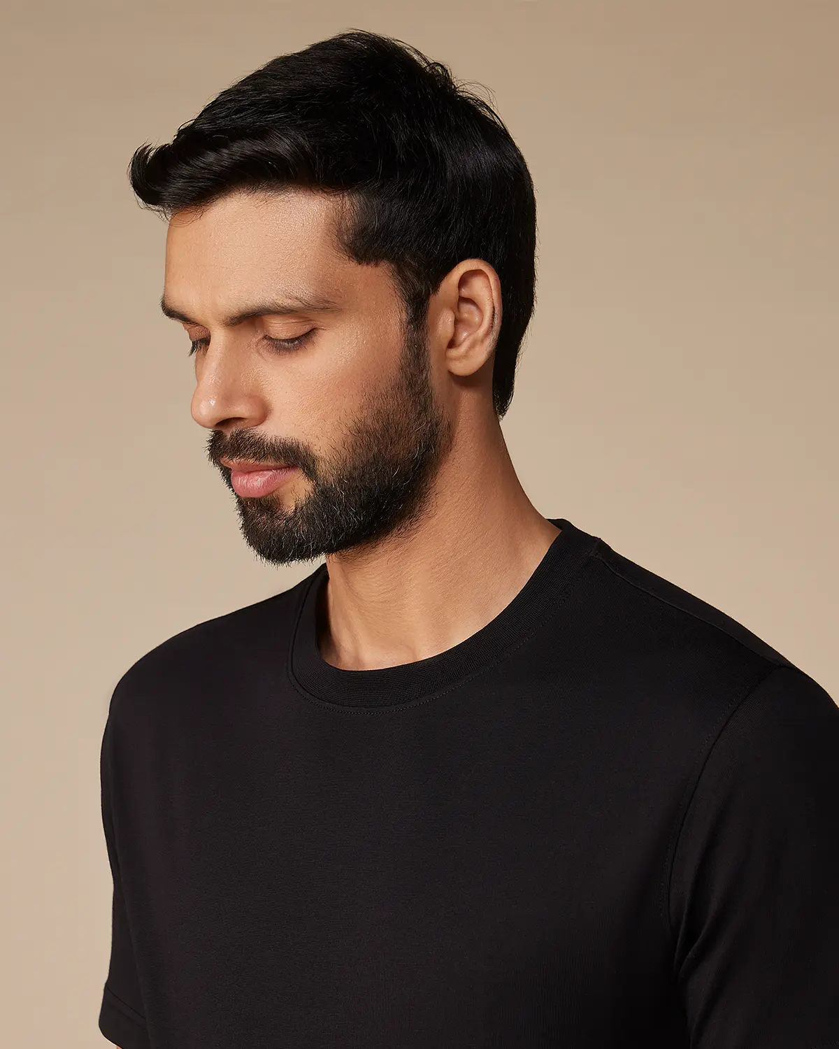 Luxe Supima Cotton T-shirt - Black - Image 4