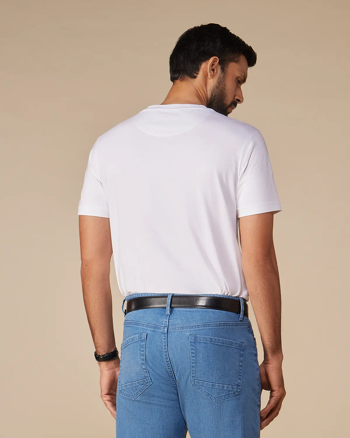 Luxe Supima Cotton T-shirt - White - Image 3