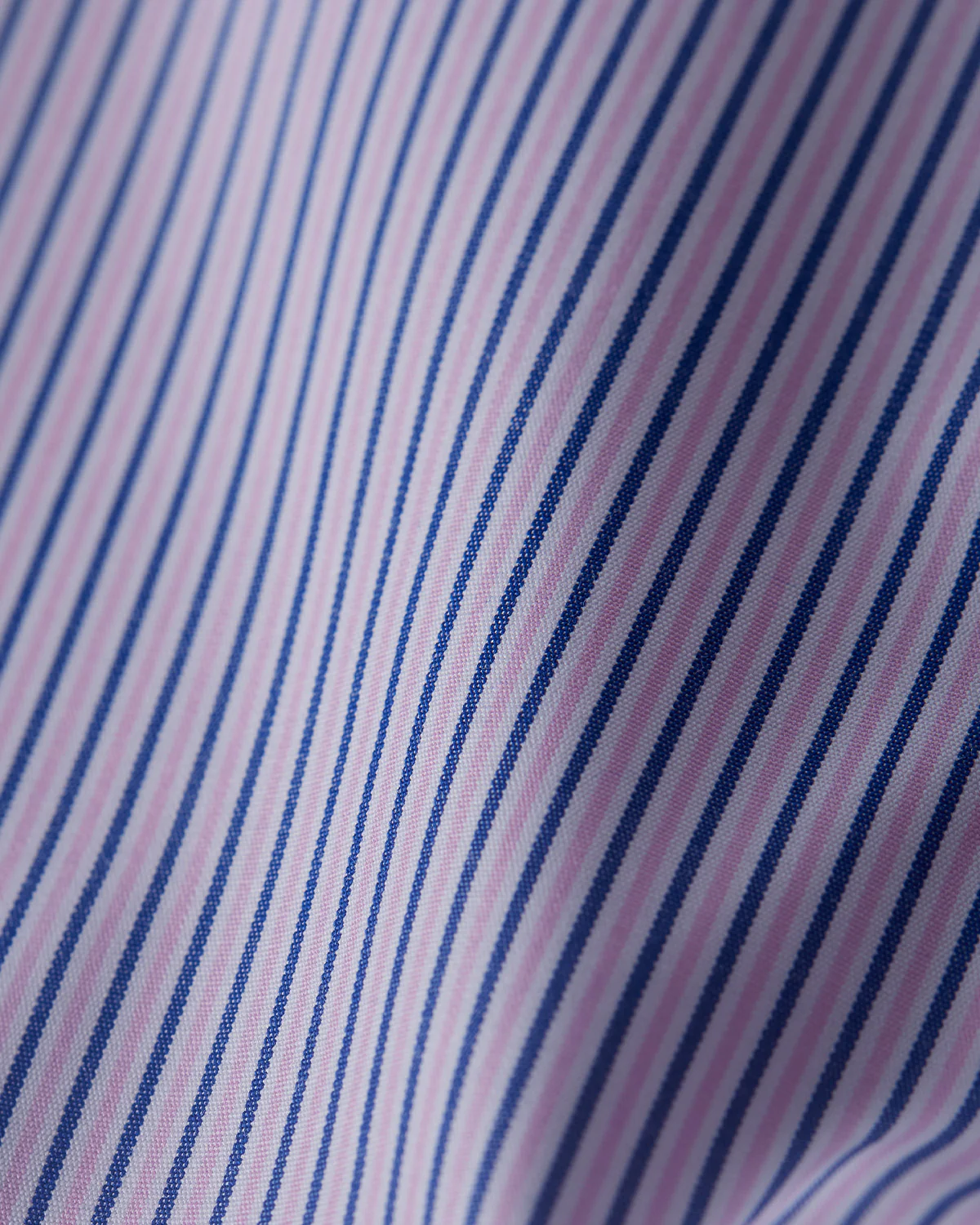 Antares Oxford Striped Shirt - Navy & Pink - Image 4